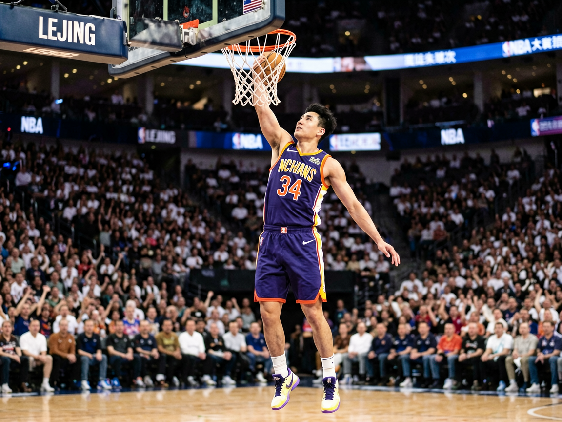 NBA常规赛精彩集锦展示球员扣篮瞬间